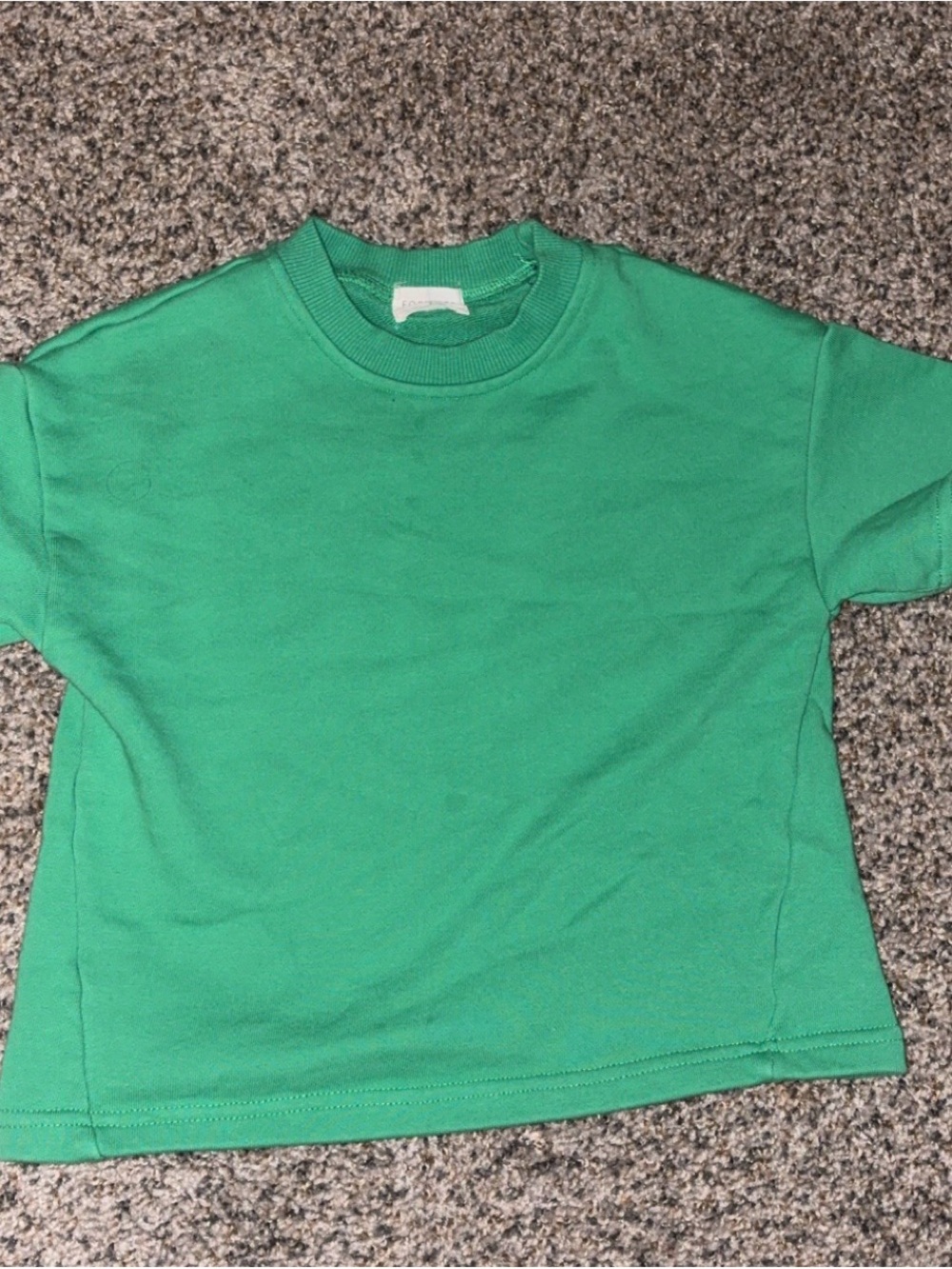 Fostered collection Bright Green Short Sleeve sweatshirt Tee